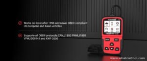Autophix 1100 obd2 code reader vehicle coverage