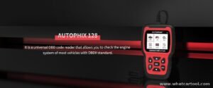 Autophix 128 obd2 code reader overview