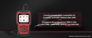 Autophix 128 obd2 code reader vehicle coverage