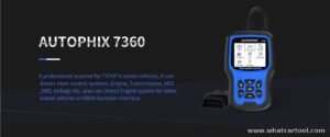 Autophix 7360 toyota lexus diagnostic scanner product features