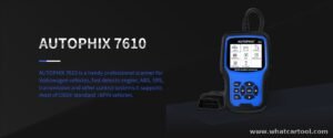 Autophix 7610 vw audi diagnostic scanner product features