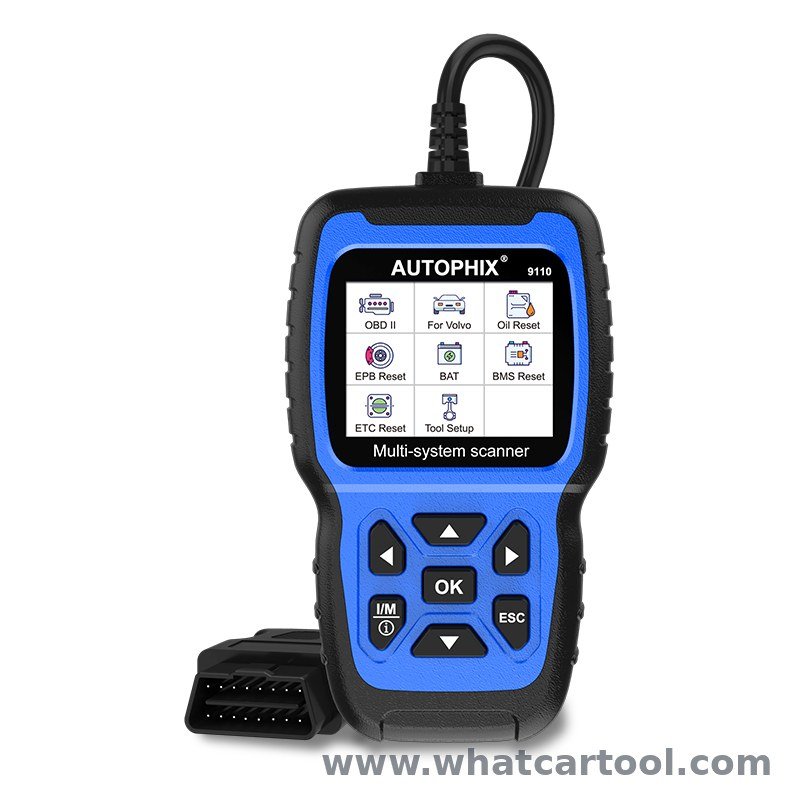 Autophix 9110 volvo diagnostic scanner front view