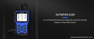 Autophix 9160 chrysler dodge jeep diagnostic scanner overview
