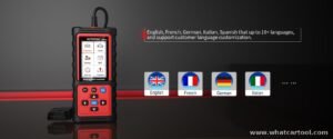 Autophix DM5100 multi brand diagnostic scanner supported languages