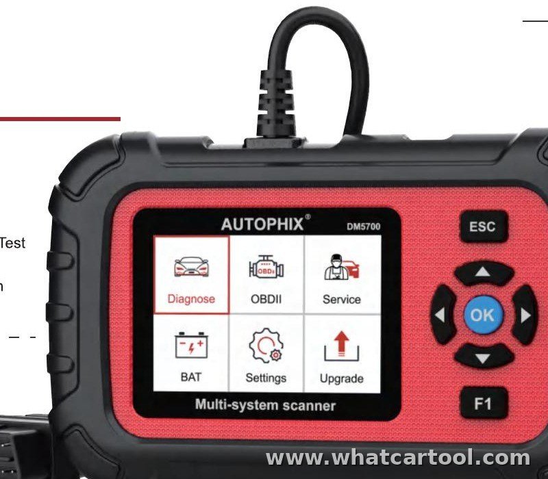 Autophix DM5700 multi brand diagnostic scanner front view