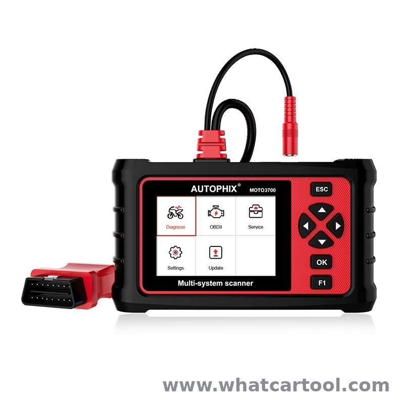 Autophix MOTO3700 motorcycle diagnostic tool front view