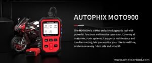 Autophix MOTO900 bmw motorcycle diagnostic tool overview