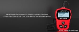 Autophix OM121P obd2 code reader vehicle coverage