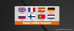 Autophix OM123 obd2 code reader supported languages