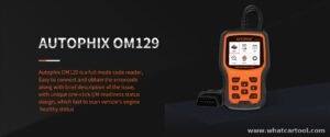 Autophix OM129 obd2 code reader overview