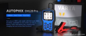 Autophix OM129 Pro obd2 code reader battery test