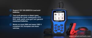 Autophix OM129 Pro obd2 code reader battery test