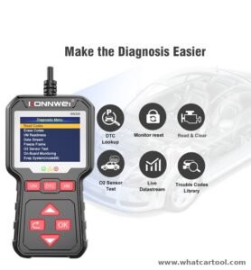 Konnwei KW320 obd2 scanner functions