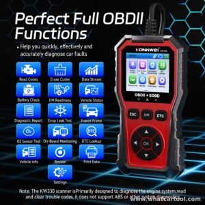 Konnwei KW330 obd2 scanner functions