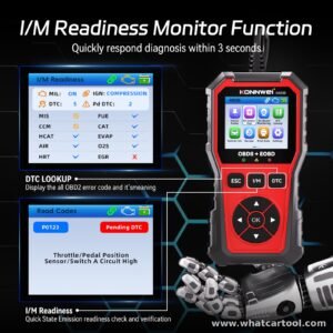 Konnwei KW330 obd2 scanner im readiness
