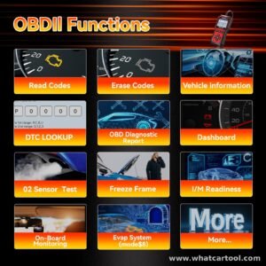 Konnwei KW340 obd2 scanner obd2 functions