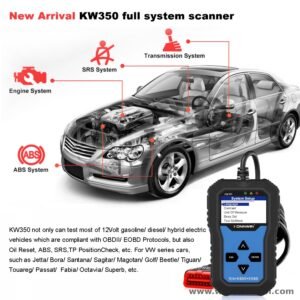 Konnwei KW350 vag full system scanner vehicle systems