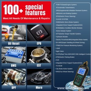Konnwei KW420 honda acura full system scanner service functions