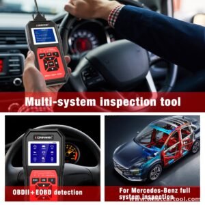 Konnwei KW460 mercedes full system scanner in use