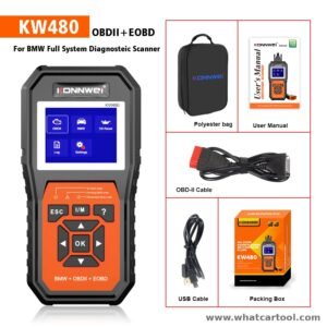 Konnwei KW480 bmw full system scanner package contents