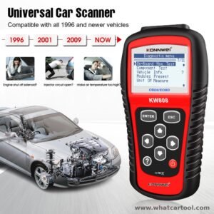 Konnwei KW808 obd2 code reader vehicle coverage