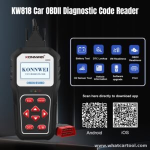 Konnwei KW818 obd2 scanner functions