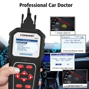 Konnwei KW818 obd2 scanner how to use