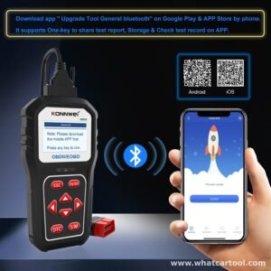 Konnwei KW818 obd2 scanner mobile app