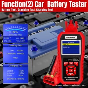 Konnwei KW890 obd2 scanner battery tester oil reset battery tester