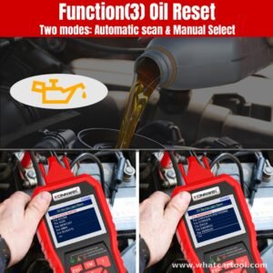Konnwei KW890 obd2 scanner battery tester oil reset oil reset