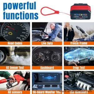 Konnwei KW905 bluetooth obd2 scanner functions