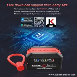 Konnwei KW906 bluetooth obd2 scanner mobile app