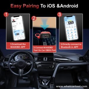 Konnwei KW906 bluetooth obd2 scanner pairing