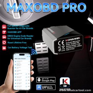 Konnwei MAXOBD PRO bluetooth full system scanner overview