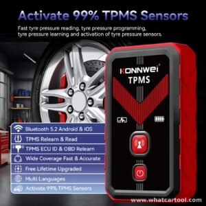 Konnwei TK100 tpms programming tool functions