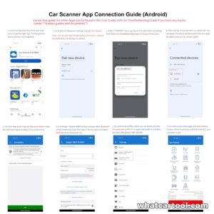 Step-by-step setup guide for Veepeak OBDCheck BLE+ with the Car Scanner app on Android