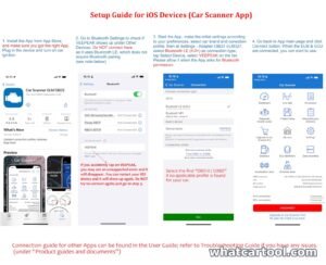 Step-by-step setup guide for Veepeak OBDCheck BLE+ with the Car Scanner app on iPhone