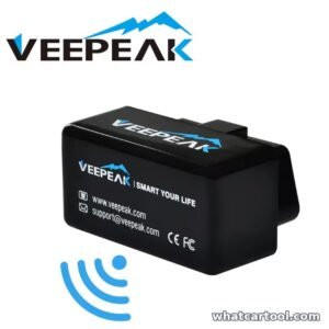 Veepeak OBDCheck VP01 Wi-Fi OBD2 adapter, side view