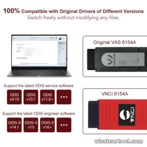 VNCI 6154A works with original ODIS Service and ODIS Engineering drivers like the VAS 6154A