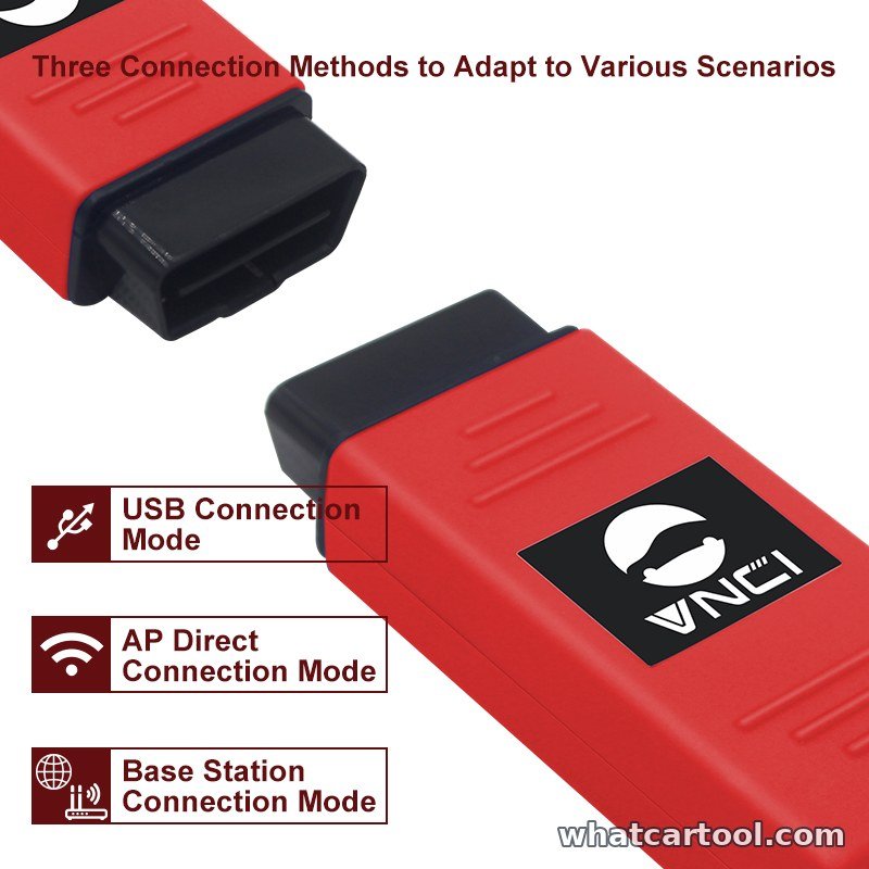 VNCI 6154A VAG diagnostic interface with USB, Wi-Fi access point and base station connection modes
