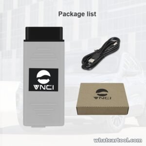 VNCI 6515SZ package contents with interface, USB cable and box