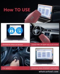 How to use the VNCI J2534 Nano with a laptop and a car