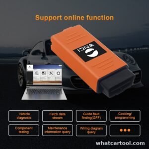VNCI PT3G Porsche functions: diagnosis, guided fault finding, coding and programming