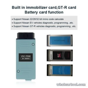 VNCI RNM Nissan immobilizer card, GT-R card and EV battery card functions