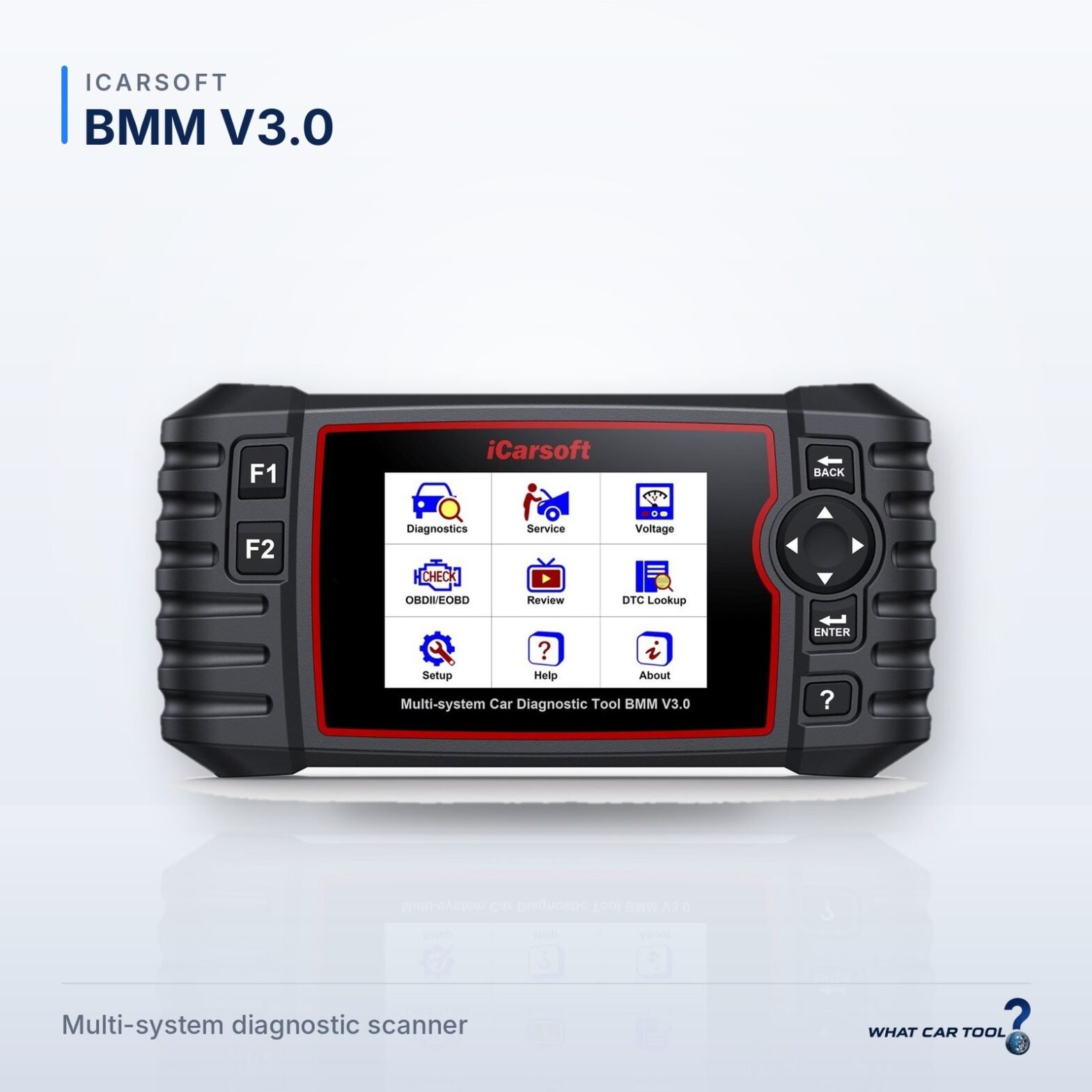 iCarsoft BMM V3.0 – studio product shot on a light background