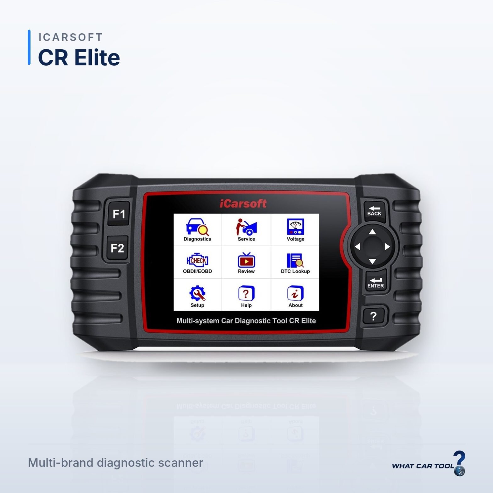 iCarsoft CR Elite – studio product shot on a light background