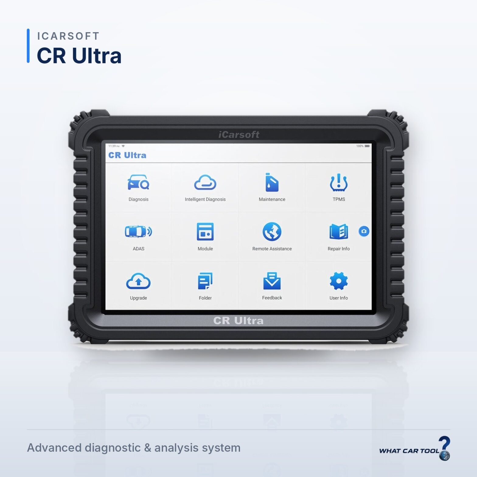iCarsoft CR Ultra – studio product shot on a light background