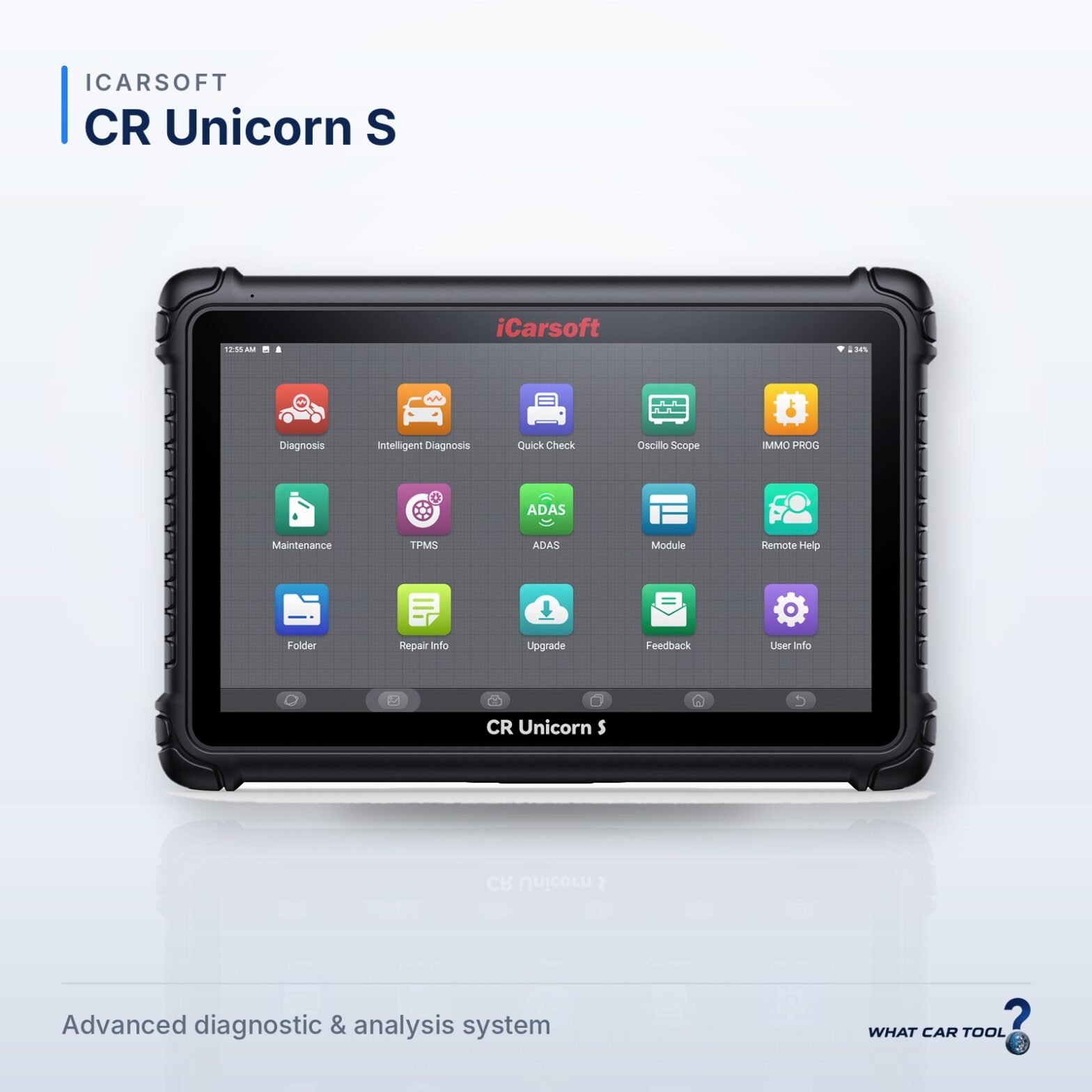iCarsoft CR Unicorn S – studio product shot on a light background
