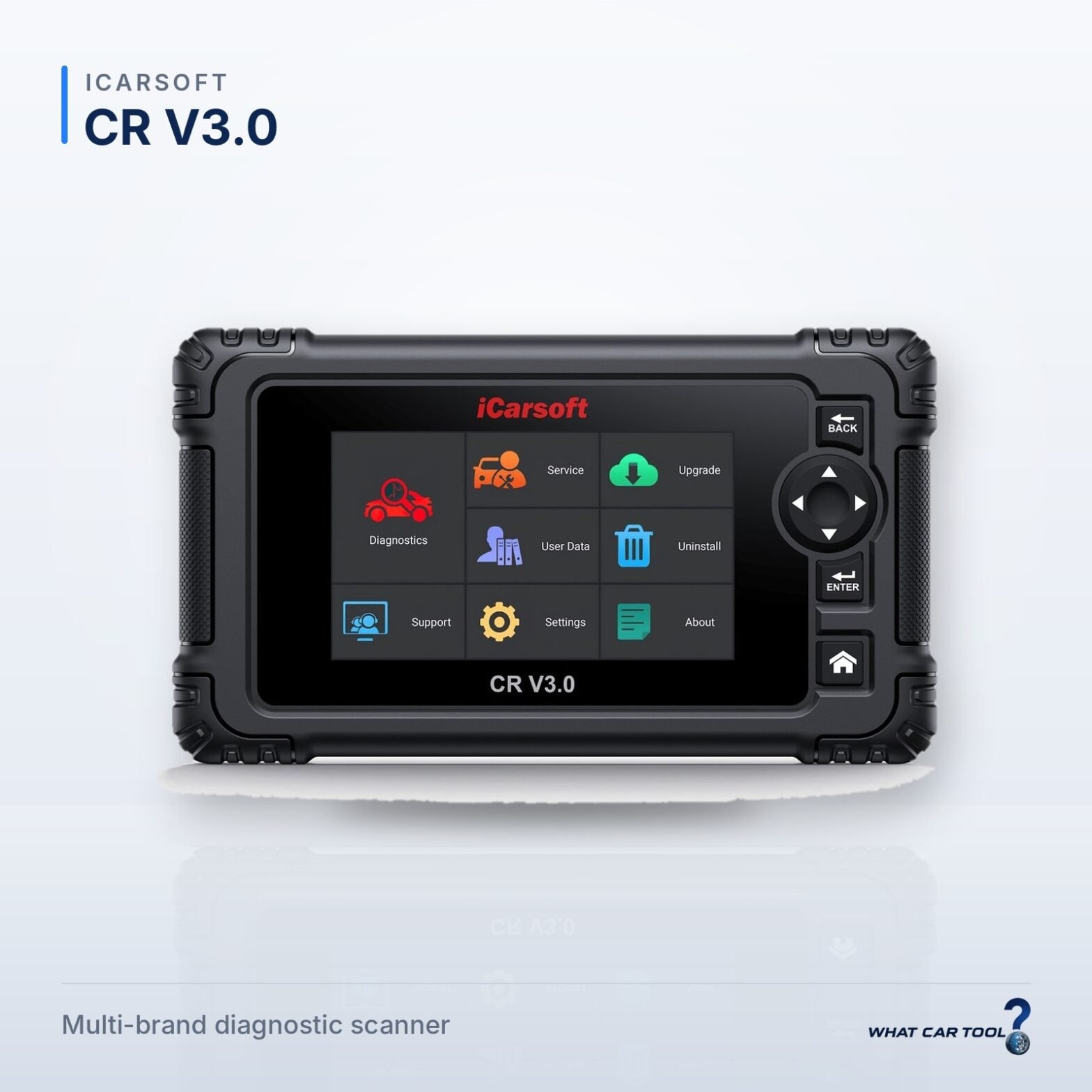 iCarsoft CR V3.0 – studio product shot on a light background