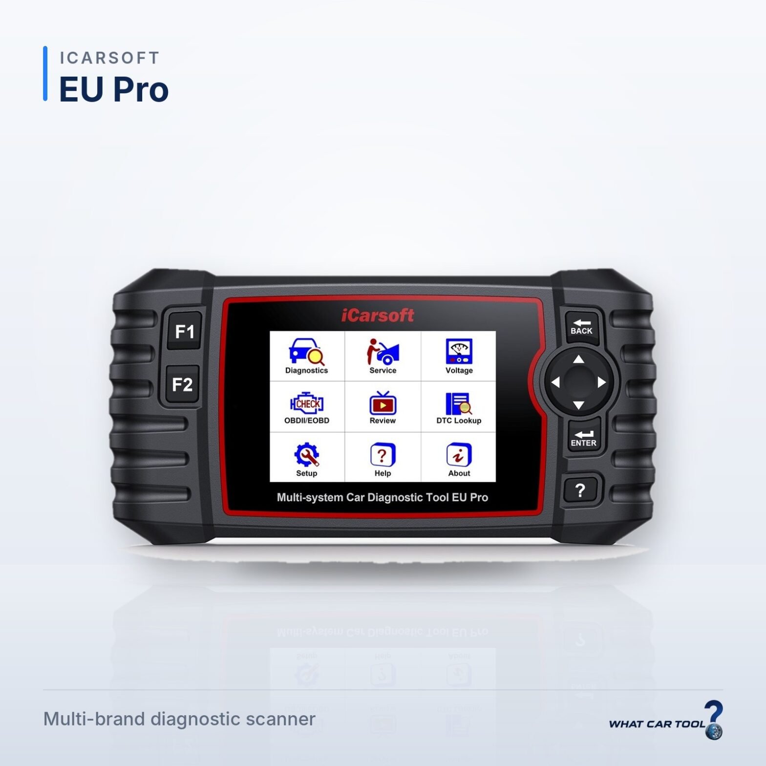 iCarsoft EU Pro – studio product shot on a light background